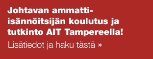 Johtavan ammatti-isännöitsijän koulutus- ja tutkinto AIT Tampereella!