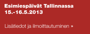 Esimiespäivät Tallinnassa 15.-16.5.2013
