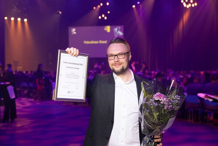 Vuoden rakennuttajakonsultiksi 2025 Roope Haimila A-Insinööreistä